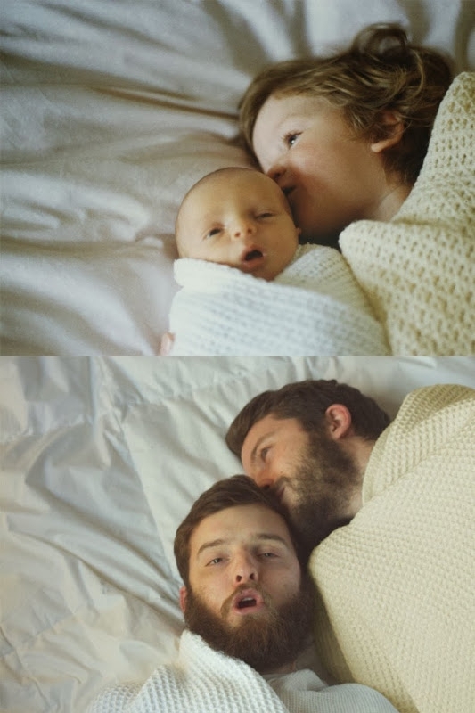 Two brothers recreate their childhood photos