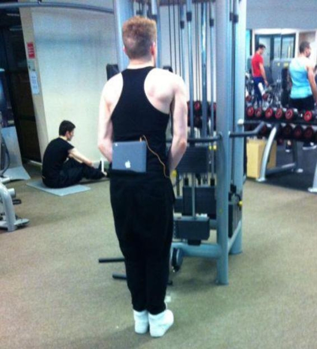 Bizzare people in the gym