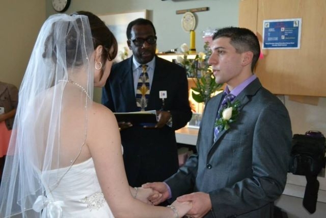 A wedding in hospital