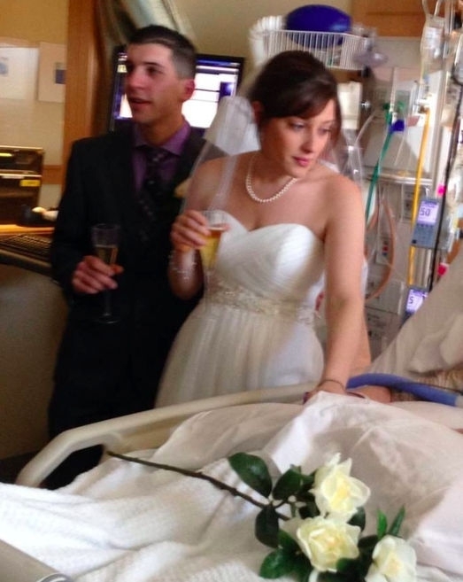 A wedding in hospital