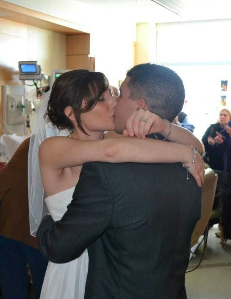 A wedding in hospital