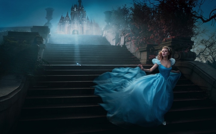 Photos of celebrities in the role of Disney characters