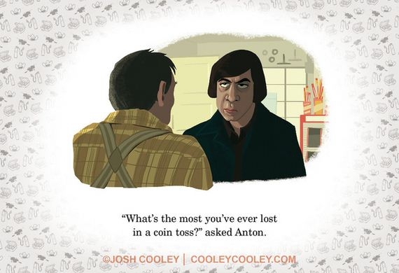 Scenes from famous movies in pictures of Josh Cooley