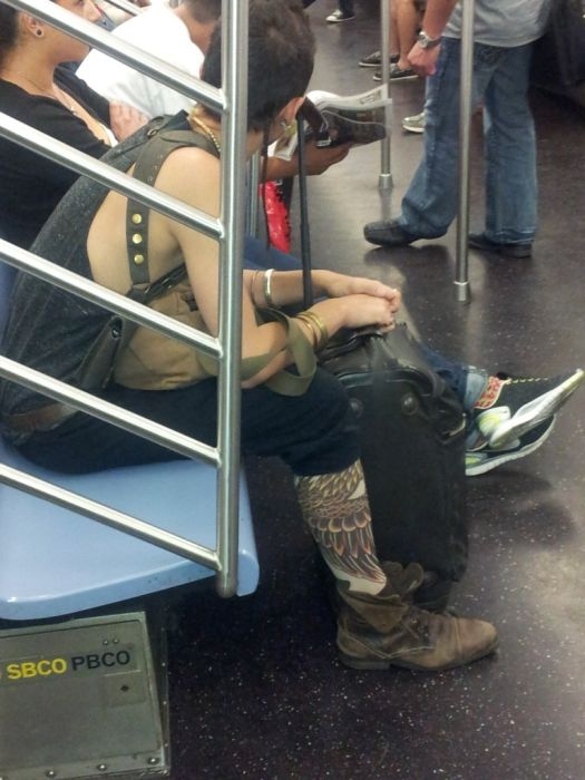 Fashion in subway