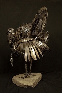 These Animal Sculptures Made Entirely Out Of Cutlery Will Amaze You