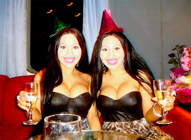 Twin Silicone Sisters Share Everything, Including Their Boyfriend