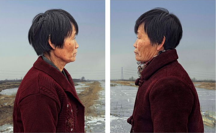 Portraits of Identical Twins at Age 50