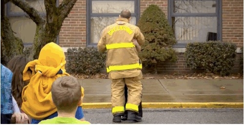 A Firefighter Staged A Fire Drill To Propose To His Teacher Girlfriend