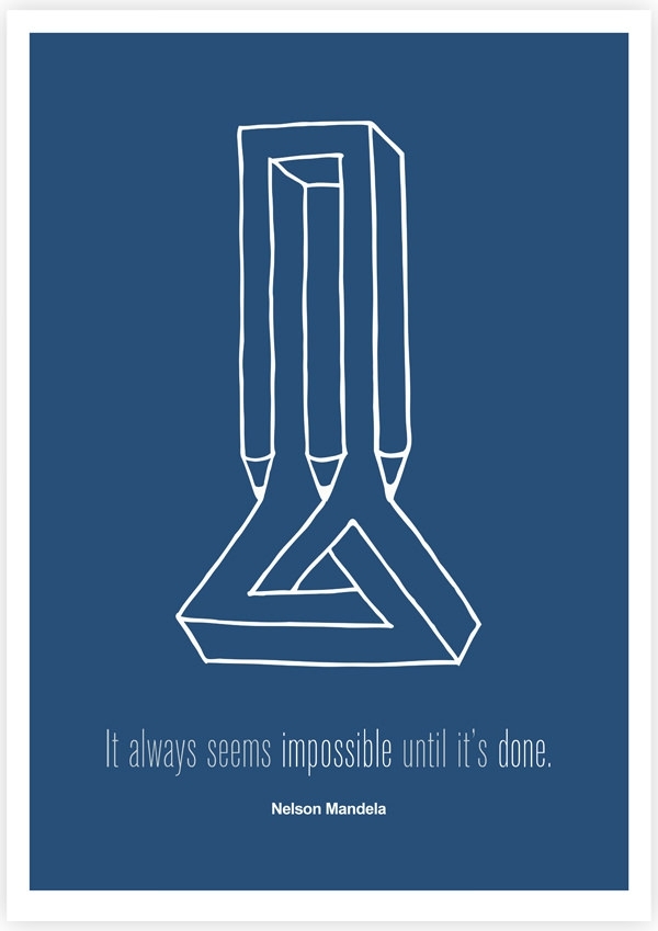 He Pairs Inspiring Quotes With Clever Illustrations. 