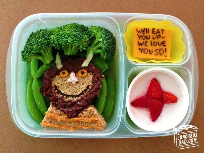 Dad Creates Great Lunches for His Kid