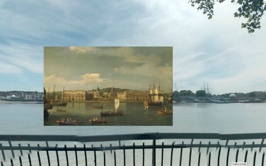 18-19th-century London paintings meet Google Street View – in pictures