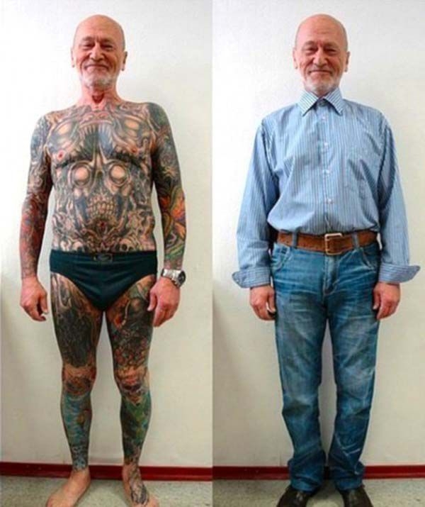 Senior Citizens Reveal What Tattoos Look Like on Aging Skin