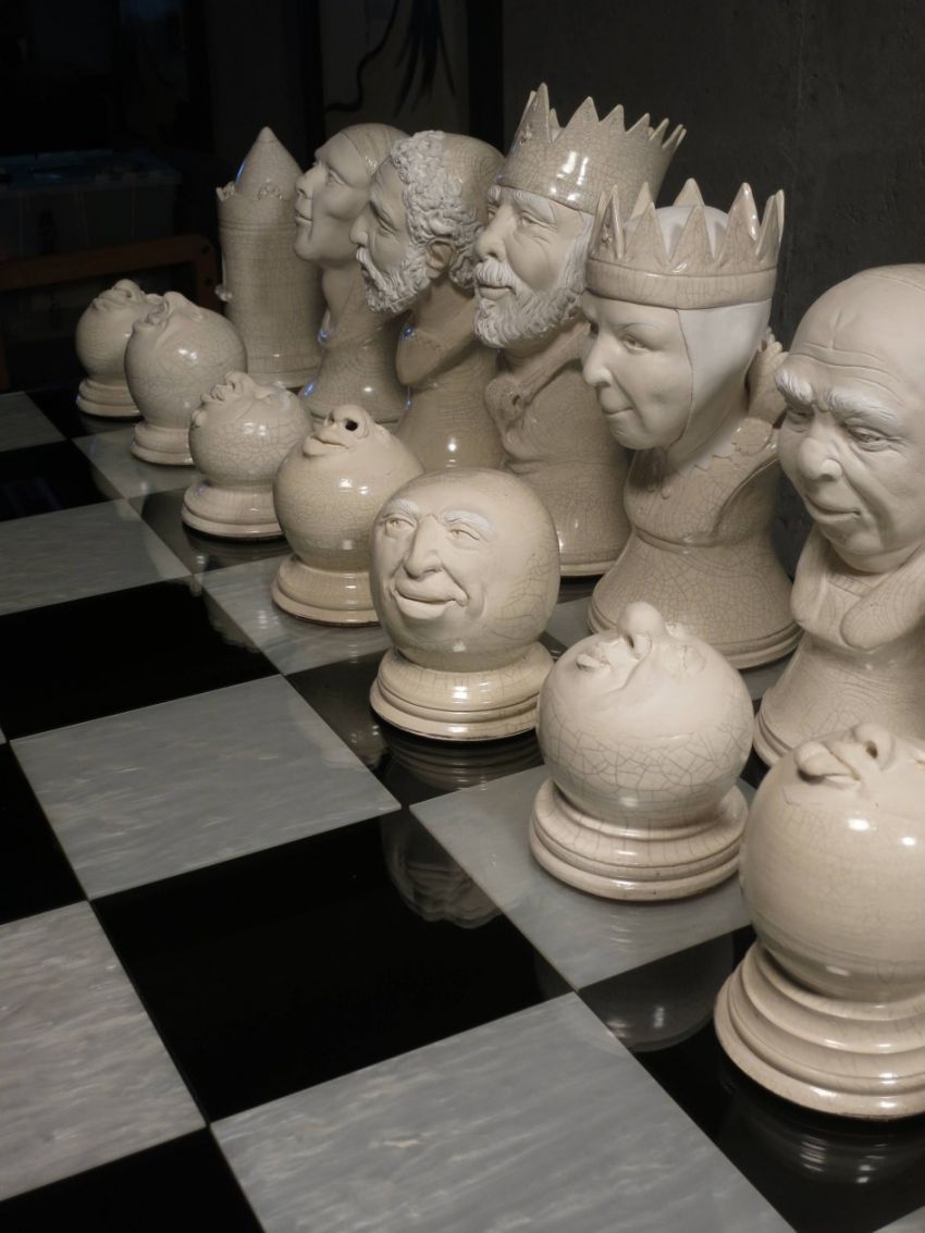 Seattle Artist Creates Massive 3D Chess Set