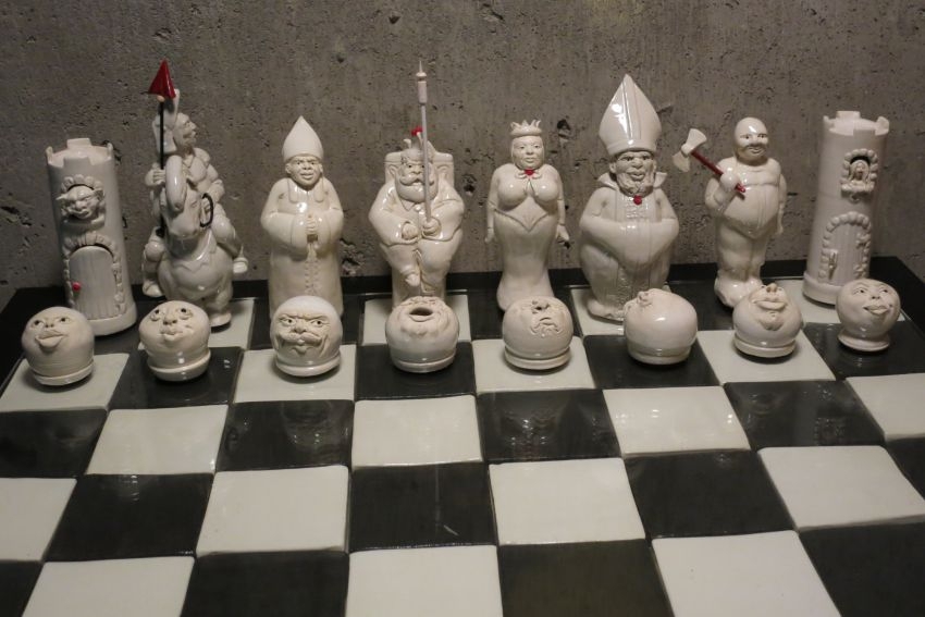 Seattle Artist Creates Massive 3D Chess Set