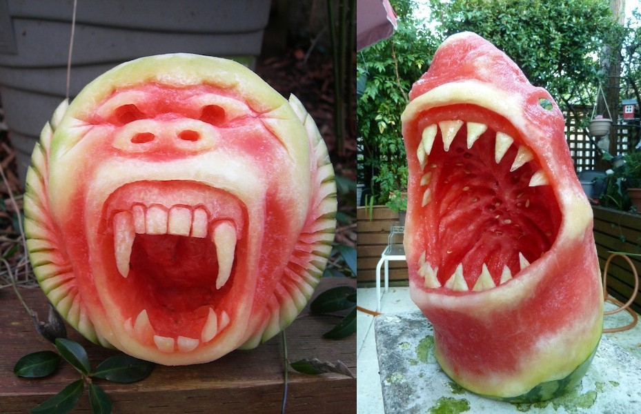 14 Watermelon Sculptures That Will Inspire You