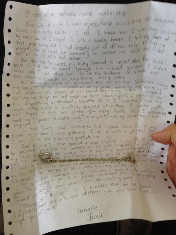 A Man Found A Hidden Note At The San Francisco Airport...