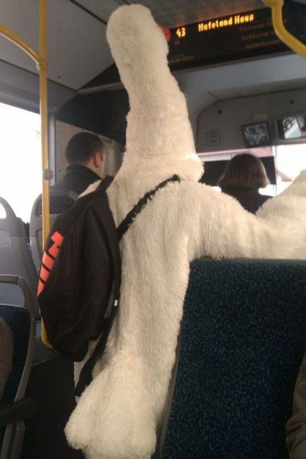 Just a day on public transportation 