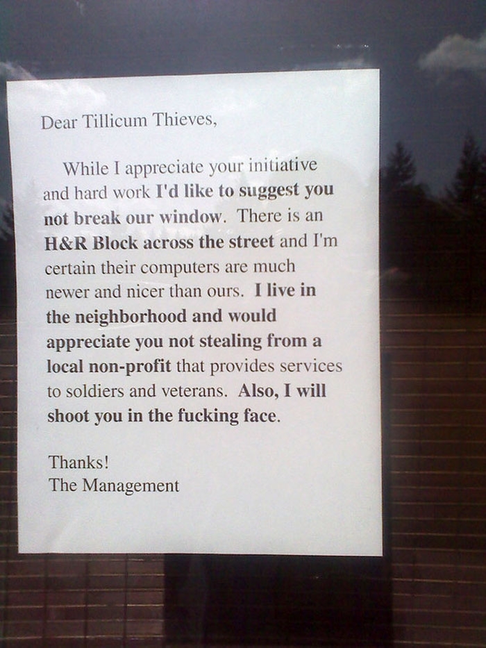 Here Are The Most Passive Aggressive Notes Ever Left