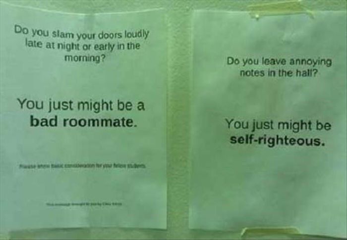 The Best Notes A Roommate Could Leave