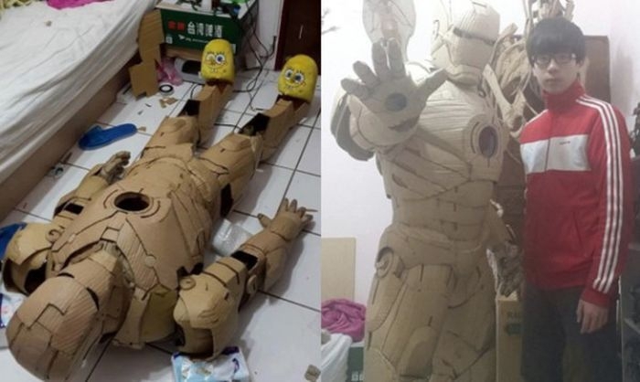 The Stuff This Guy Makes Out Of Cardboard Is Simply Incredible