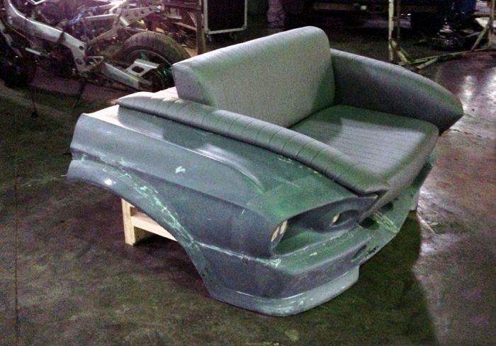 Man Turns Ford Mustang Into A Couch