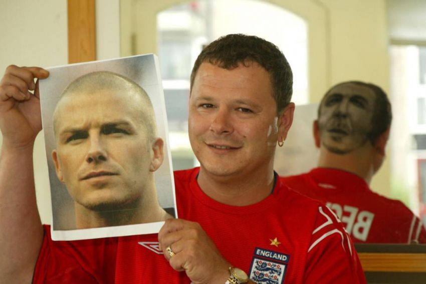 Fans’ Heads Become Works of World Cup Art