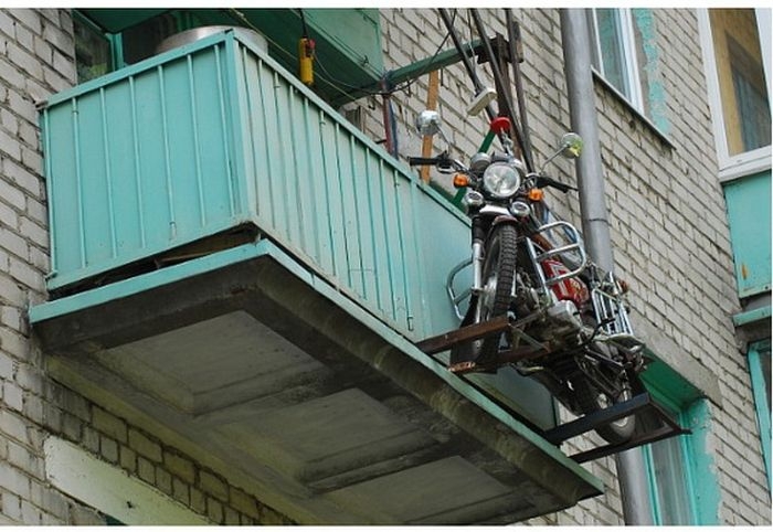 How To Park A Motorcycle On A Balcony