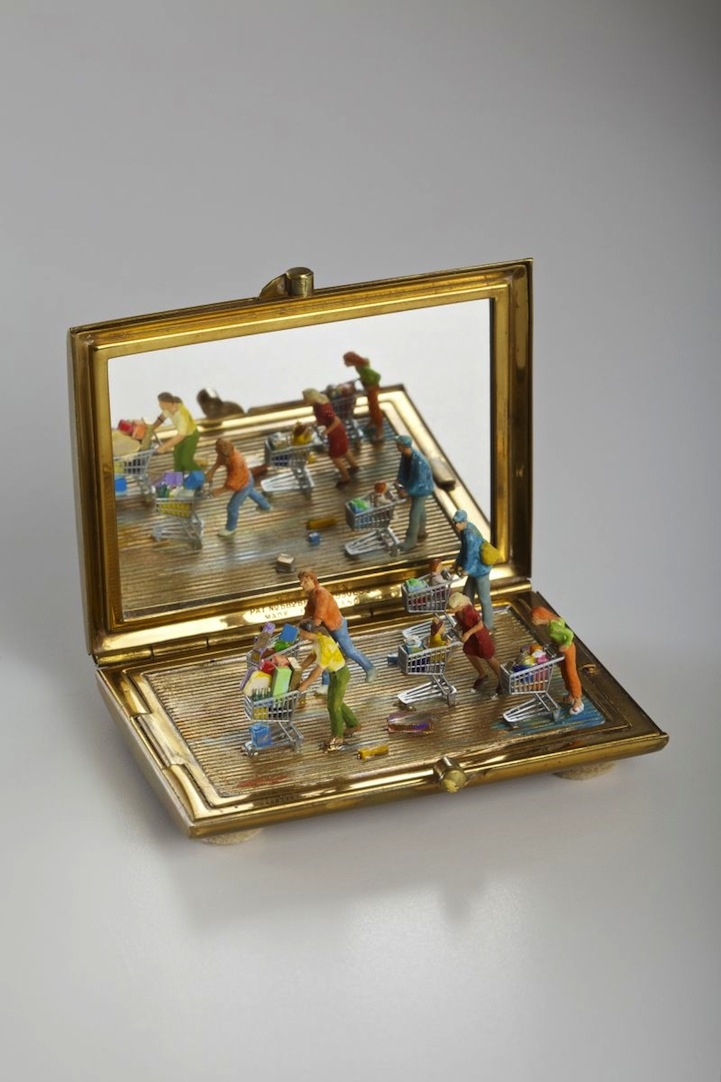 Playful Miniature Sculptures Inspire Imaginative Narratives