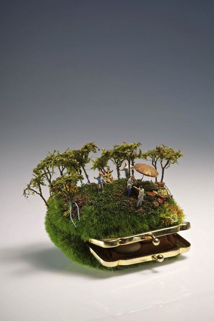 Playful Miniature Sculptures Inspire Imaginative Narratives