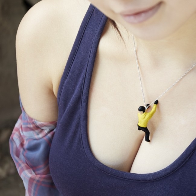 Naughty Pendants Look Like They're Plunging Into A Woman's Cleavage