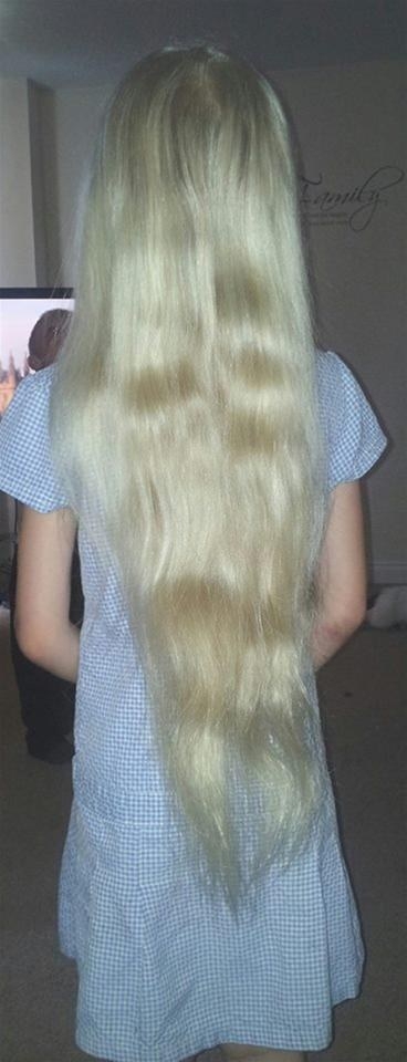 6-Year-Old Chopped Off Her “Rapunzel” Hair For Children With Cancer