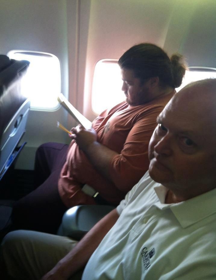 The bizarre passengers you see on planes today