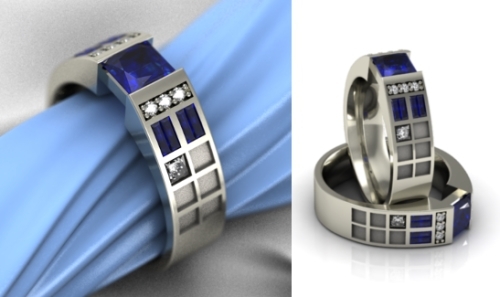 Wonderfully Geeky Engagement Rings