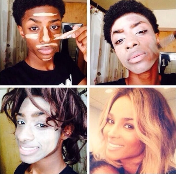 A Weird Trend of Guys Posting Makeup Transformation Pics on Instagram* 