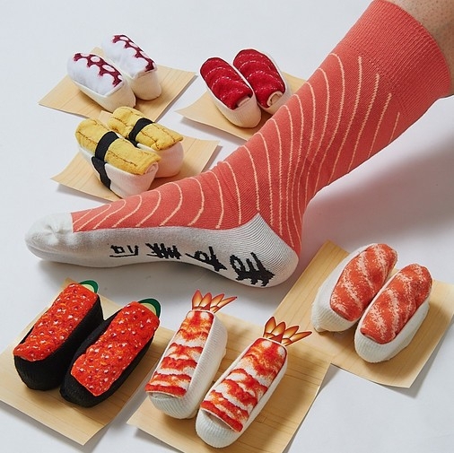 These Socks Look Like Real Sushi Pieces