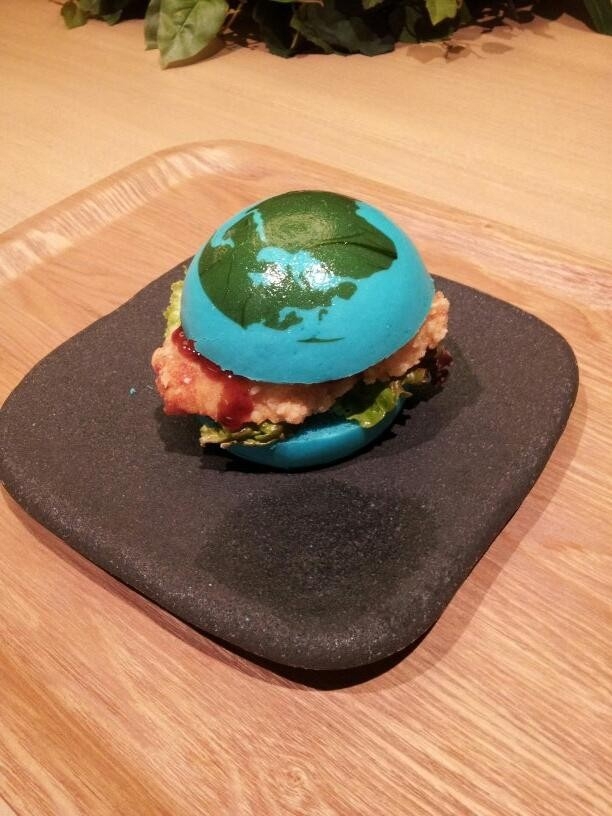 Japan's Edible "Blue Burger" Dares You To Eat The Earth