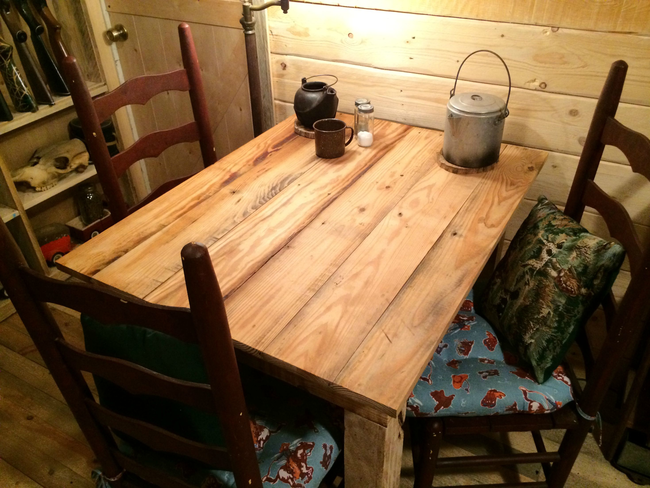 How To Turn Your Basement Into A Log Cabin-esque Man Cave For $107