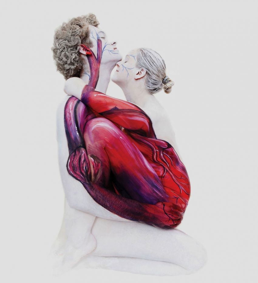 Human Figures Transformed Into Amazing Optical Illusion Body Art