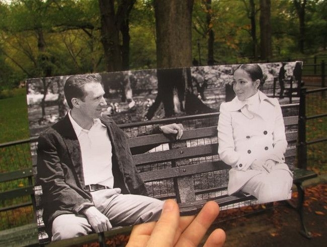 Photographer matches movie scenes with their present-day locations