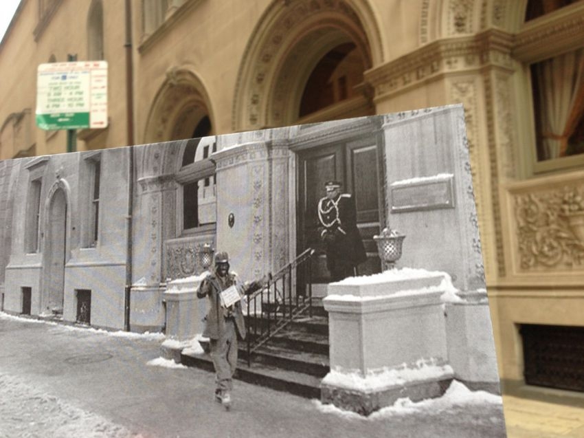 Photographer matches movie scenes with their present-day locations