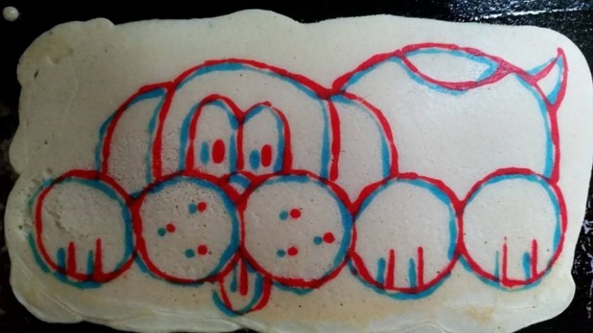 Creative Dad Is The Champion With His Colorful Pancake Drawings