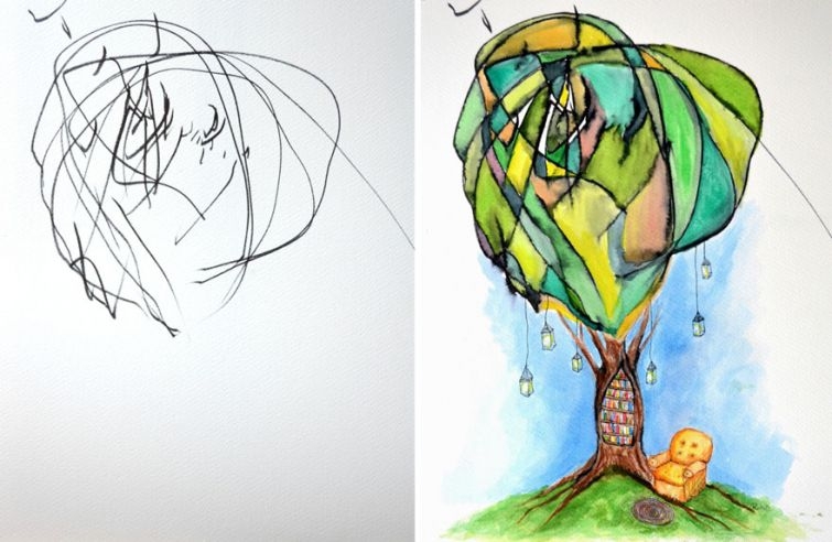  This Mom Collaborates With Her Daughter To Make Amazing Art