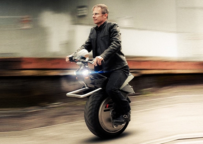 Genius One-Wheeled Motorcycle 