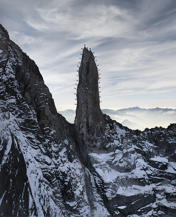 Not Only Did These People Climb The Alps, But Did Something So Cool