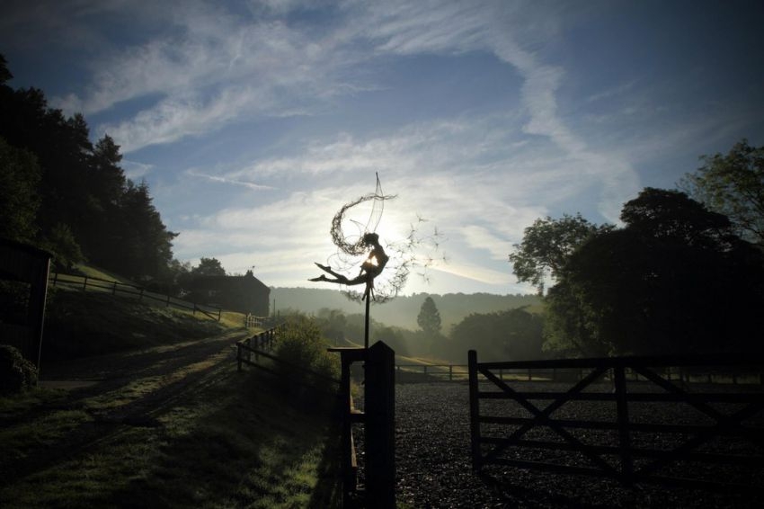 Fantasy Wire Fairies Sculptures By Robin Wight 