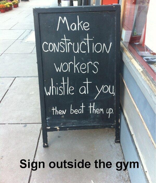 The funniest and most motivating gym signs