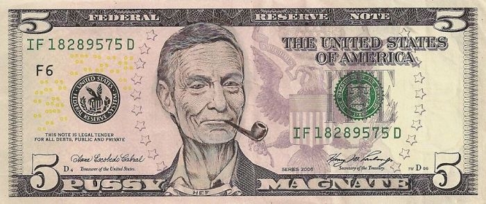 Dollar Bills Turned Into Portraits of American Icons