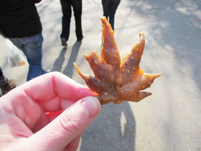 Maple Leaves Turned Into A Tasty Treat