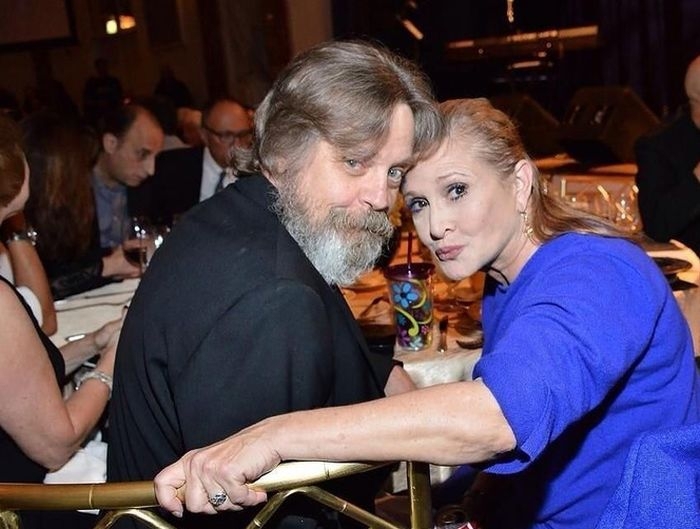 Luke Skywalker And Princess Leia Reunite 