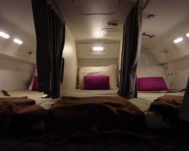 Boeing Aircraft Crew Members Get to Relax in Style and Comfort